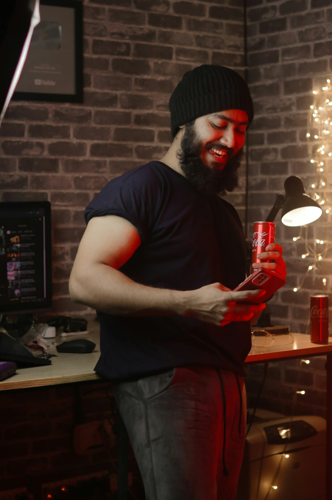 Portrait of a male video producer